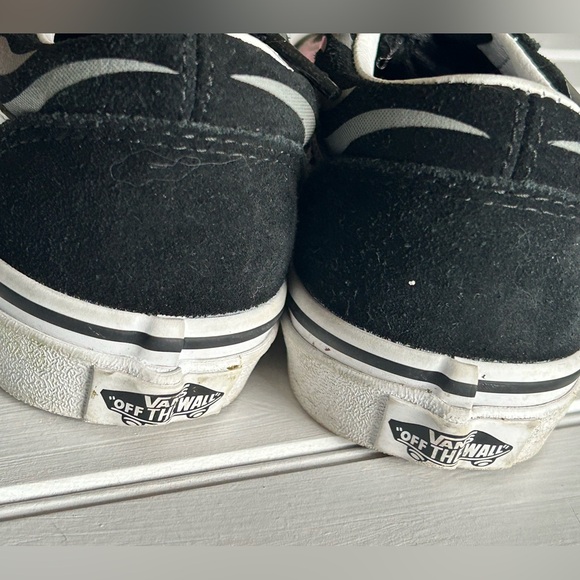 VANS Off the Wall black suede shoes youth size 13 - Picture 3 of 7